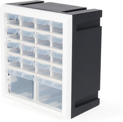 Gonice 18 Drawer Plastic Screw Storage Organizer, Tool Storage Box for Screws, Nuts and Small Parts
