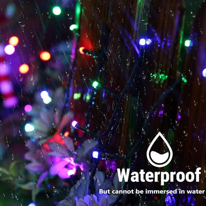 Joomer Christmas String Lights - 164FT 500LED Plug-in RGB String Lights | with Remote, Waterproof Outdoor Indoor with Timer Memory Function for Tree, Yard, Christmas Decor (Non-Connectable)