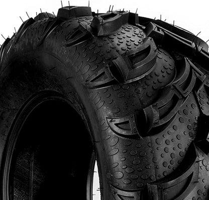 PHILTOP 25x10-12 ATV UTV Tires, 6-Ply Super Mud 25x10-12 ATV All-Terrain Tires for Riding Mowers, Golf Carts, Off-Road,2 Pcs,Tubeless (Z-120)