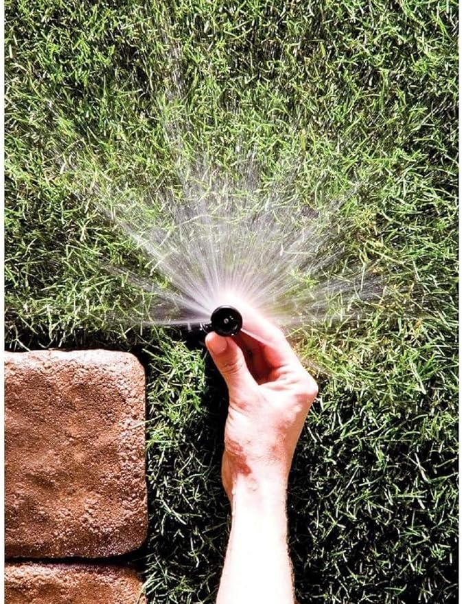 Rain Bird 1804AP8PRS Pressure Regulating (PRS) Professional Pop-Up Sprinkler, Adjustable 0-360° Pattern, 6' - 8' Spray Distance, 4" Pop-up Height