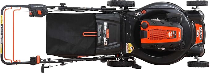 24 in. 201cc Electric Start Select PACE 6 Speed CVT High Wheel RWD 3-in-1 Gas Walk Behind Self Propelled Lawn Mower w/Blower