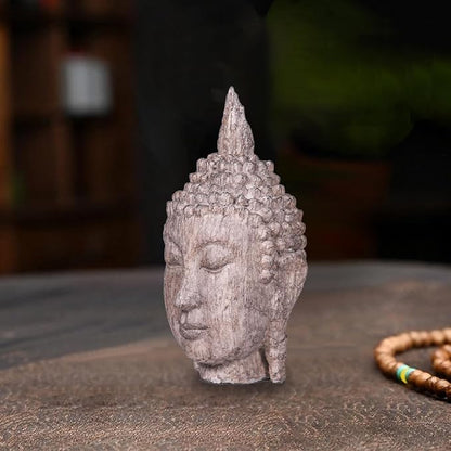 Decorative Buddha head statue, exquisite Zen garden home decoration