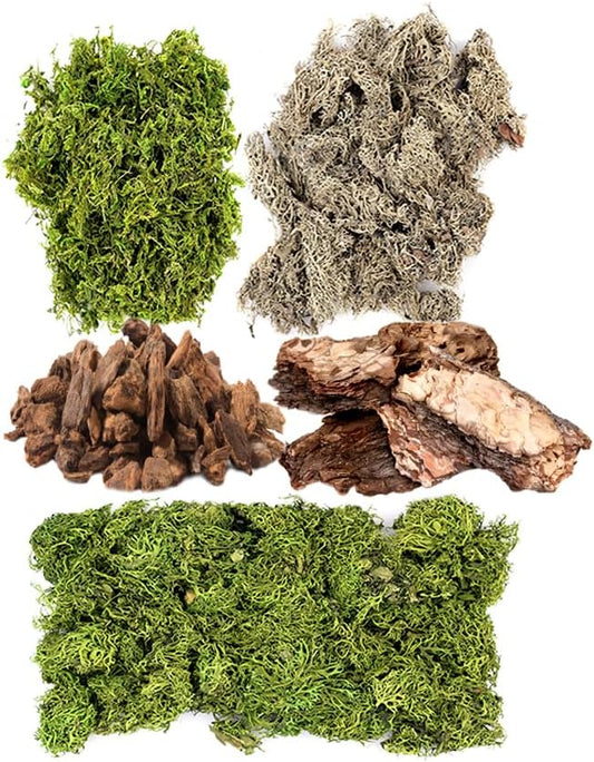 SuperMoss (23210) Moss Mix – Premium Decorative Moss for Crafts, Terrariums, Wedding & Table Décor, 200 cu in, Dried Mix
