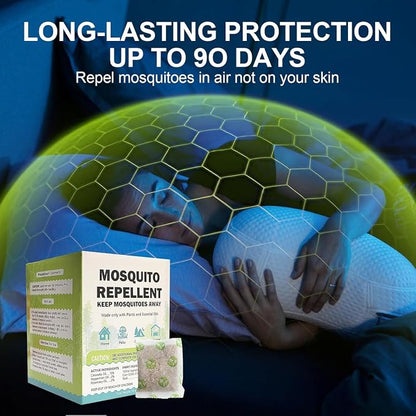 Mosquito Repellent Outdoor Patio - Mosquito Repellent Outdoor Powerful Indoor & Outdoor Protection - Mosquito Deterrent for Yard Camping 12 Pack, Green