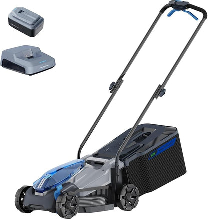 14" Cordless Lawn Mower, 40V Lightweight Push Mower with 4.0Ah Battery & Charger, Ultra-Quiet Motor for Small Yards, Lawn Care, Backyard Maintenance