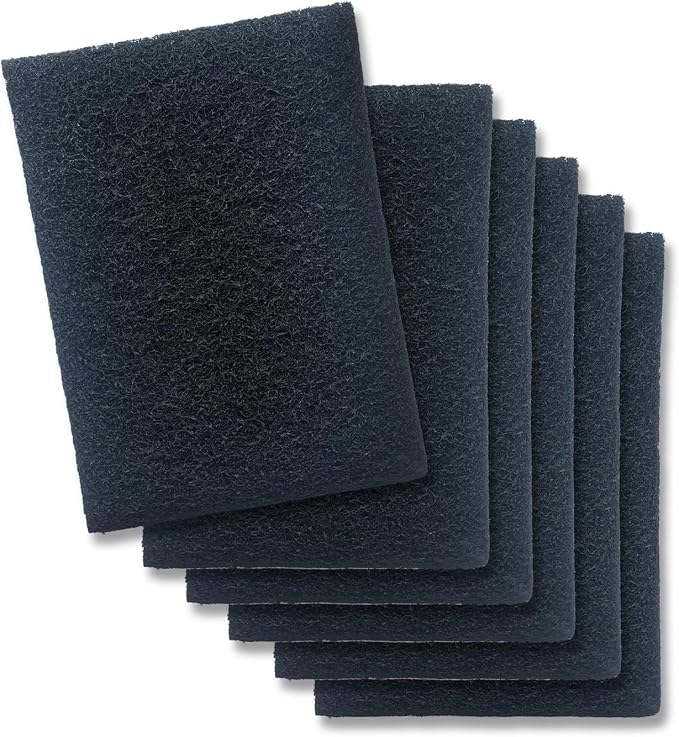 Joseph Joseph Trash Can Odor Filters, Smell Absorbing Refills for Food Waste Caddy, Compost Bin, Activated Carbon Deodorizer - Pack of 6