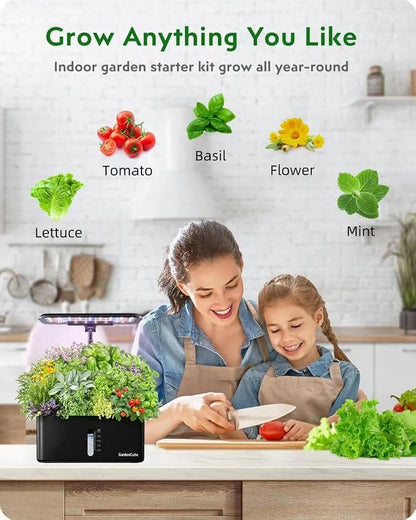 GARDENCUBE 160pcs Hydroponic Pods Kit Grow Anything Kit with 40 Grow Sponges, 40 Grow Baskets, 40 Grow Domes, 40 Pod Labels - Compatible with Hydroponics Supplies from All Brands