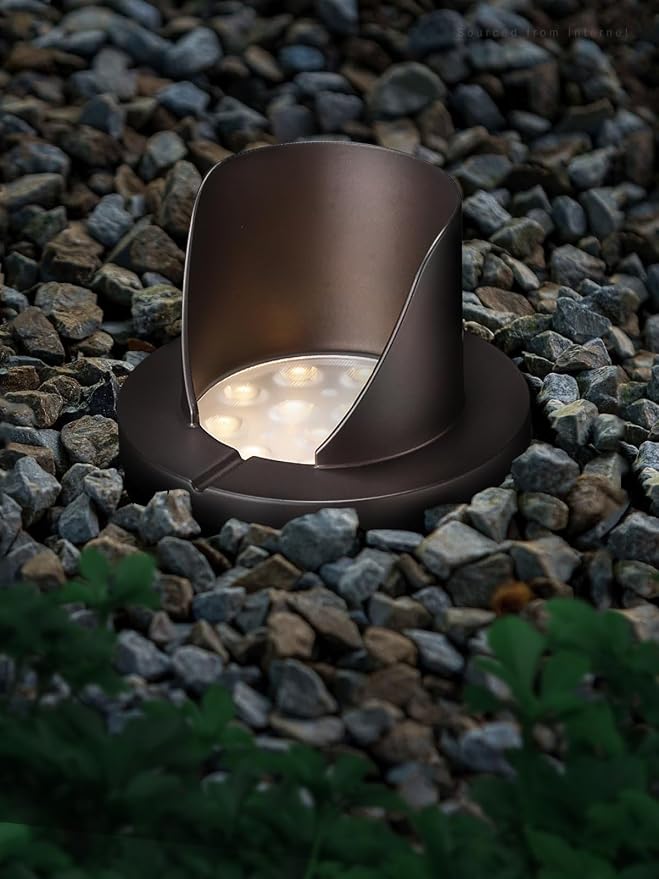 LEONLITE 6-Pack Dia.4 Inch 3000K Well Lights Shielded Top Oil Rubbed Bronze | Landscape LED In Ground Outdoor, 12-24V AC/DC, CRI90, Low Voltage Garden Landscaping, Warm White, Aluminum