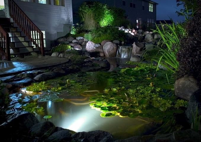 Aquascape LED Pond Garden Landscape Spotlight 6 Watt | Submersible | 12 Volt | 5 Year Limited Warranty
