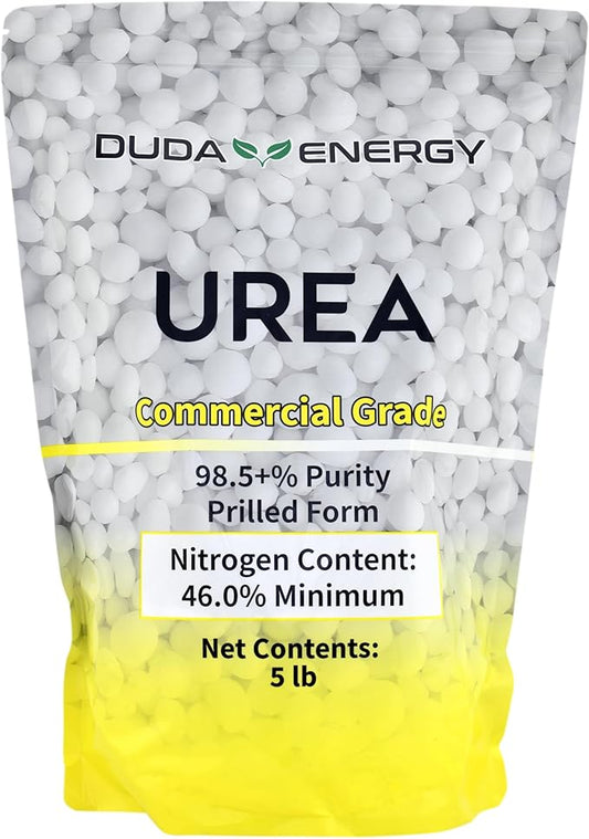 Duda Energy 5 lb Prilled Urea 46.0% Minimum Nitrogen Commercial Grade 98.5+% Purity (urea5f)