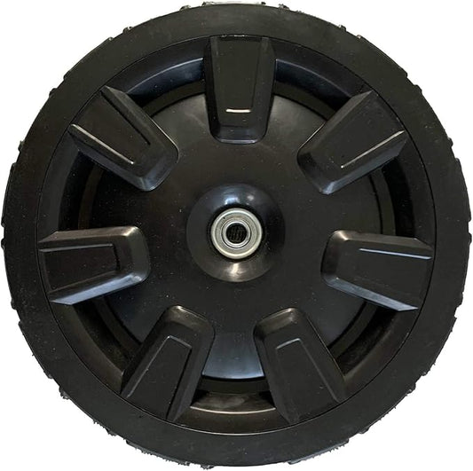 YARDMAX 11in. X 1.6 in. Replacement Free/Non-Drive Rear Wheel for Push/Non Self-propelled Lawn Mowers