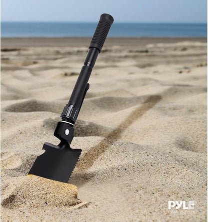 Pyle PYLE Phmdsh11 - Mini Metal Dedector Camp Folding Shovel