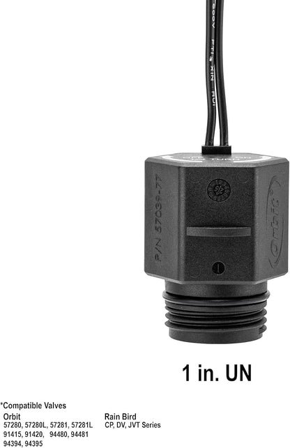 Orbit 57220 24V Solenoid for L-Series Sprinkler Valves - Underground Irrigation Replacement Part