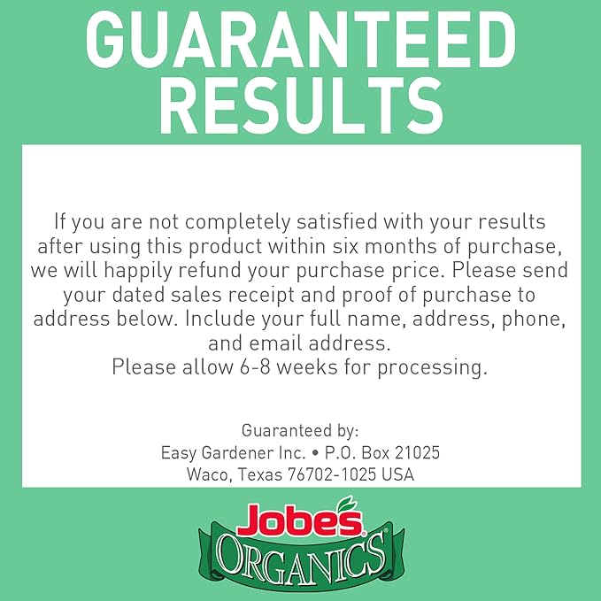 Jobe’s Organics Granular Garden Fertilizer, Easy Plant Care Fertilizer for Herb Gardens, 4 lbs Bag