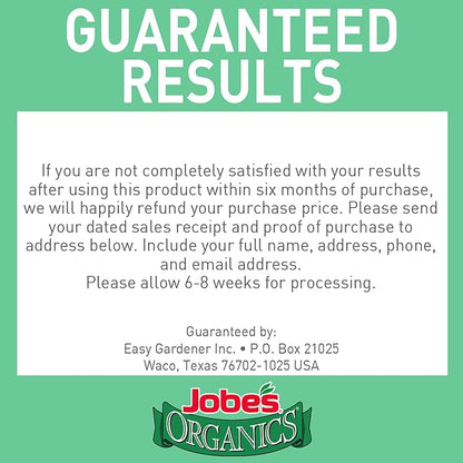 Jobe’s Organics Granular Garden Fertilizer, Easy Plant Care Fertilizer for Herb Gardens, 4 lbs Bag