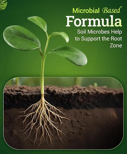 FoxFarm Bush Doctor Boomerang - 2-0.2-0.3 Comeback Formula - Microbial-Based Liquid Plant Fertilizer for Root Zone Support, Immediate Nutrient Uptake - Helps Plants Recover from Abiotic Stress-1 Quart