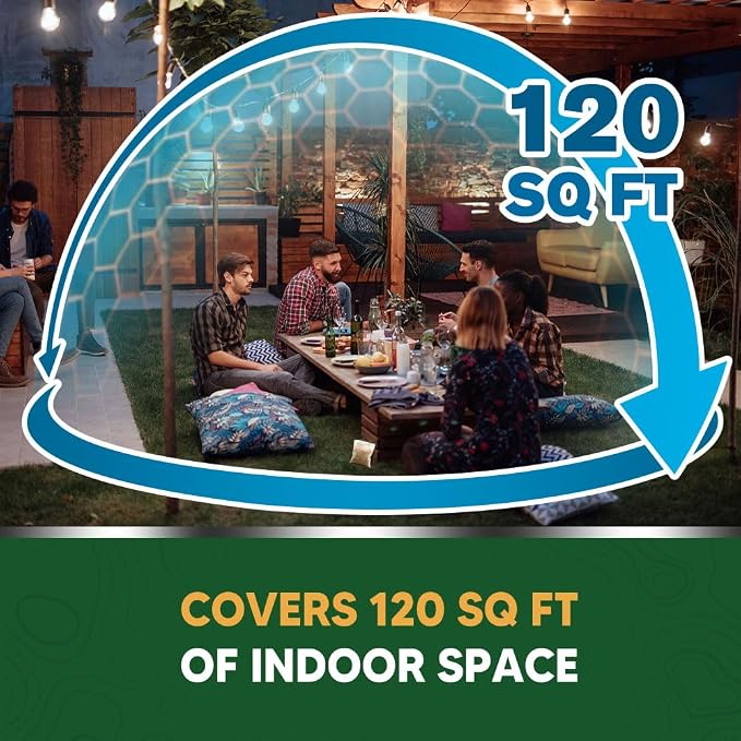 Mosquito Repellent Outdoor Patio, Mosquito Repellent Indoor, Keep Mosquitoes Away, Mosquitoes Repellent for Room, Safe for Kids & Pets, 3 Months Protection, Covers 120 Sq Ft, 10 Packs