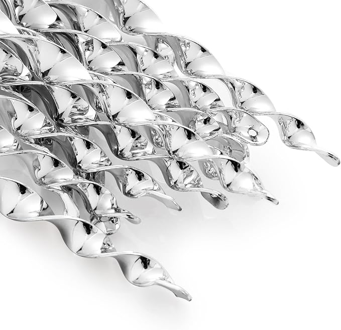 OFFO Large Bird Scarer Rods, 15.7 in (30 PCS) Reflective Bird Device Outdoor Bird Scarer to Keep Pigeon and Woodpecker Away from Garden or Yard, Silver