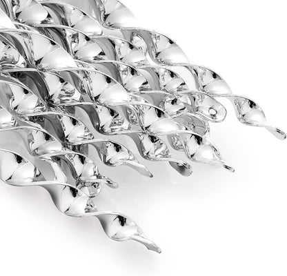 OFFO Large Bird Scarer Rods, 15.7 in (10 PCS) Reflective Bird Device Outdoor Bird Scarer to Keep Pigeon and Woodpecker Away from Garden or Yard, Silver