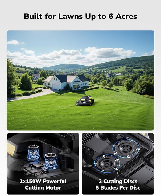 YARBO Robot Lawn Mower and Leaf Blower