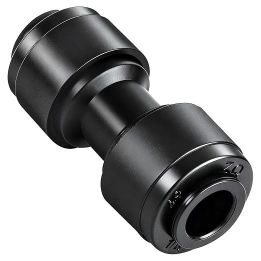 30 Pack 1/4 Inch Drip Irrigation Coupling Fittings - 1/4'' Drip Line Push-to-Fit Connectors for 1/4 Inch Drip Irrigation Tubing Leak Free Lock Coupler Parts for Drip Irrigation System