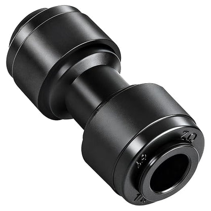 30 Pack 1/4 Inch Drip Irrigation Coupling Fittings - 1/4'' Drip Line Push-to-Fit Connectors for 1/4 Inch Drip Irrigation Tubing Leak Free Lock Coupler Parts for Drip Irrigation System