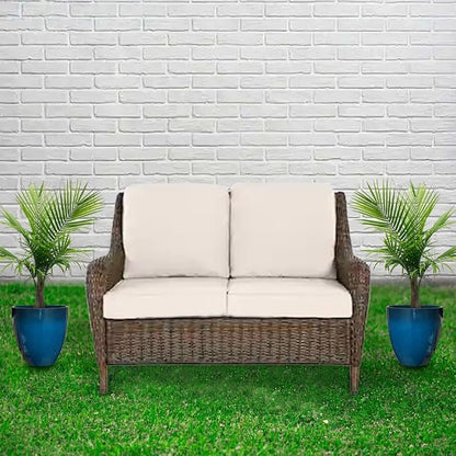 RUBBER BOND Plastic Plant Pots 2 Pack - Modern Indoor/Outdoor Planters for Home Decor - Weather-Resistant Large Flower Pots - Lightweight 12 Inches Tall Planters