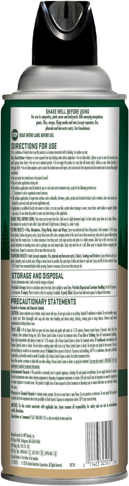 Repel Outdoor Fogger 16 Ounces, Kills Mosquitoes