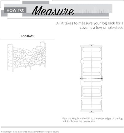 Classic Accessories Veranda Water-Resistant 4 Foot Log Rack Cover, Patio Furniture Covers