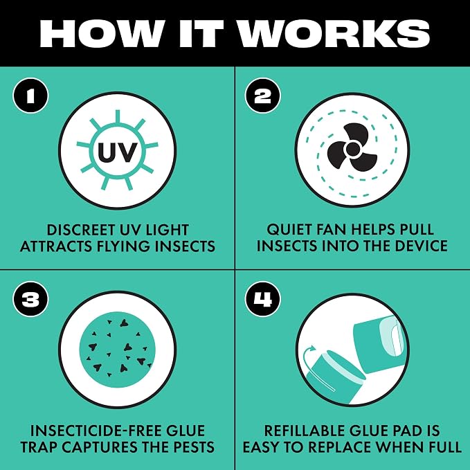 STEM Flying Insect Fan Trap Glue Reﬁll Pads, 10 Count
