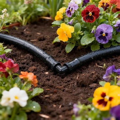 RedChili Drip Irrigation Universal 1/4" Barbed Elbow Fitting, 80 Pieces Drip System Parts 90 Degree Right Angle Connectors Fits 1/4-Inch Drip Tubing Irrigation For Drip Line Connection