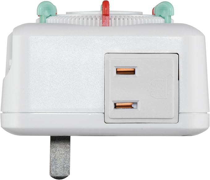 NSi Industries TORK RTN112 Indoor 15-Amp Plug-in Mechanical Appliance Timer 24-Hour Programming – GREEN & RED Trippers TWO Receptacles White
