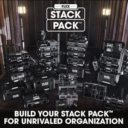 FLEX Stack Pack Side Mount Rails 2-Pack, for Mounting Track-Lock Attachments - FS1608-2