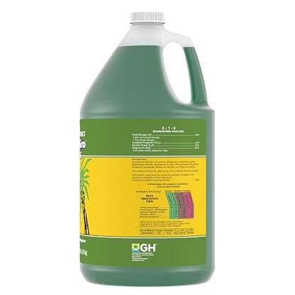 General Hydroponics FloraGro 2-1-6 Plant Food, Part of FloraSeries Advanced Nutrient System for Plants, 1 Gallon