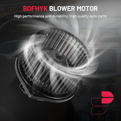 BDFHYK AC Heater Blower Motor Fan 700044 Compatible with Infiniti 1999 G20,01-02 G20,96-99 I30,97-03 QX4, Compatible with Nissan 95-99 Maxima,96-04 Pathfinder,HVAC Blower Motor Assembly 44-1295