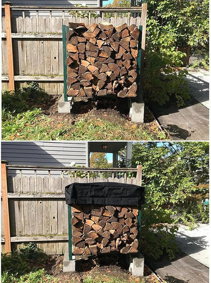 Firewood Rack Top Cover Waterproof Replacement for 5 Foot | Firewood Log Heavy Duty Storage Log Rack Covers (Not The Full Cover)