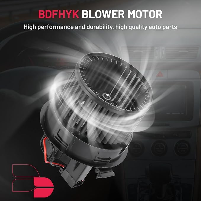 BDFHYK AC Heater Blower Motor Fan Compatible with Nissan 2018-2023 Kicks, 2020-2023 Versa All Engine,HVAC Blower Motor Assembly Replacement for 27226-5RB1A 272265RB1A PM4963