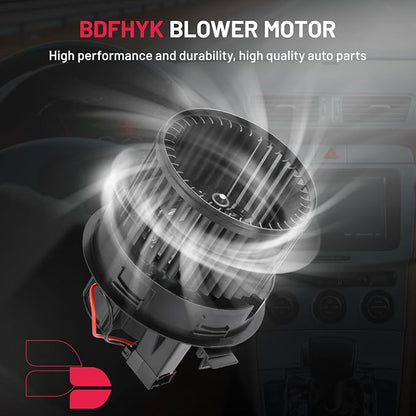 BDFHYK AC Heater Blower Motor Fan Compatible with Nissan 2018-2023 Kicks, 2020-2023 Versa All Engine,HVAC Blower Motor Assembly Replacement for 27226-5RB1A 272265RB1A PM4963
