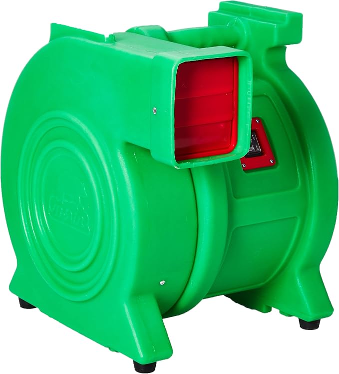 B-Air Kodiak 1.5 HP ETL Air Blower | Powerful Bounce House Blower Fan for Large Inflatable Bounce House, Bouncy Castle and Slides , Green