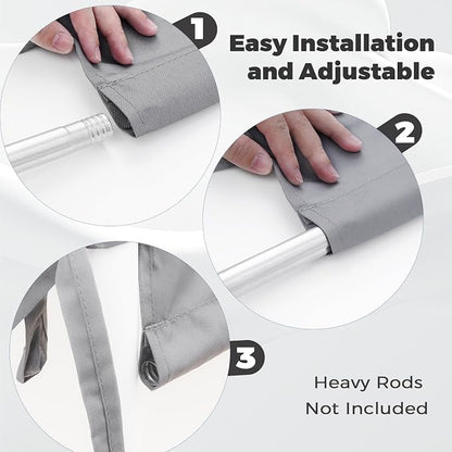 17' x 6.8' Waterproof Pergola Canopy Replacement Cover, Light Gray | Waterproof polyester canopy with built-in drainage holes and adjustable tie straps for a secure fit in rain and wind.