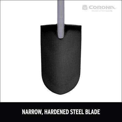 Corona Tools DigMASTER Nursery Shovel with ComfortGEL Grip, Heavy-Duty Steel Blade, Ergonomic Handle for Planting, Transplanting & Landscaping, Professional Garden Spade