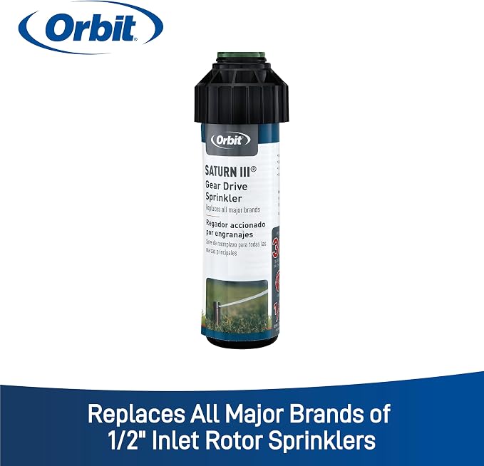 Orbit 55469 Saturn III Gear-Drive Rotor Water Sprinkler (Pack of 24)