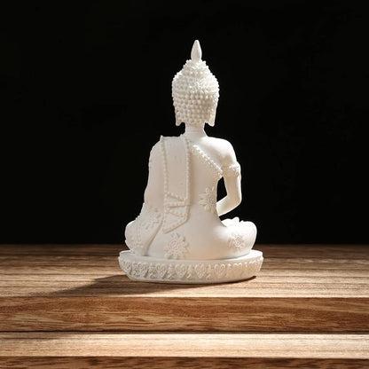 Carefree Fish Buddha Statue Minimalist Sandstone Decoration Buda Decor Bring Home a Ray of Sunshine 4Inch