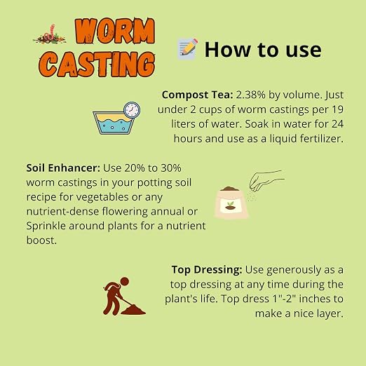 SMG Organic Worm Castings 3 lbs – 100% Pure Earthworm Compost, Nutrient-Rich Organic Soil Amendment for Indoor Plants, Vegetables, Flowers & Garden Use