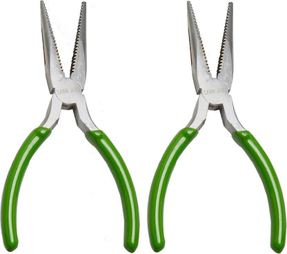 Lawn Jaws The Original Sharktooth Weed Puller Remover Weeding & Gardening Tool Weeder(2pk) -Pull from The Root Easily! Ergonomic Handheld Weeding Tool for Spring Summer Cleaning, For All Age Gardeners