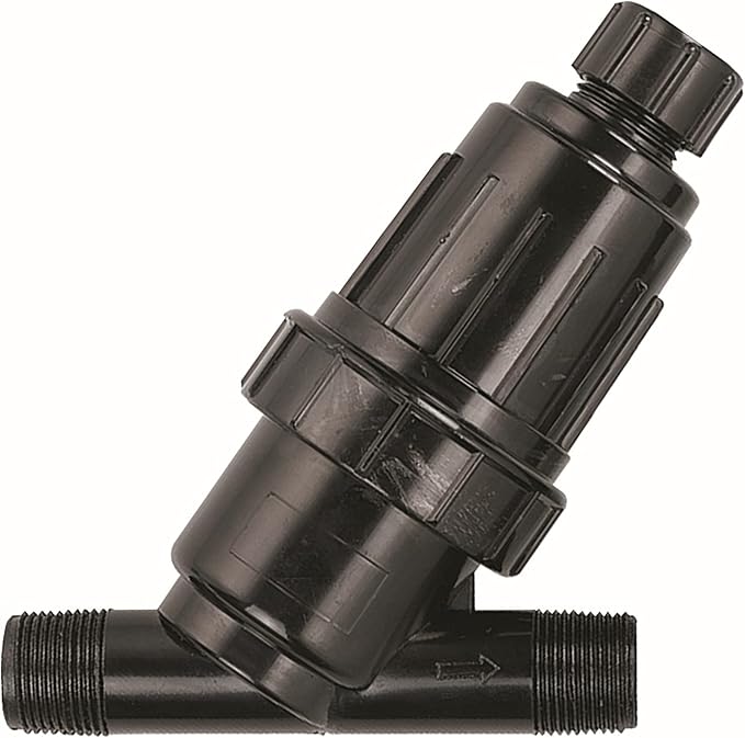 Orbit 67736 3/4" MPT Drip Irrigation Drip Y-Filter, Black