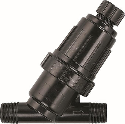 Orbit 67736 3/4" MPT Drip Irrigation Drip Y-Filter, Black