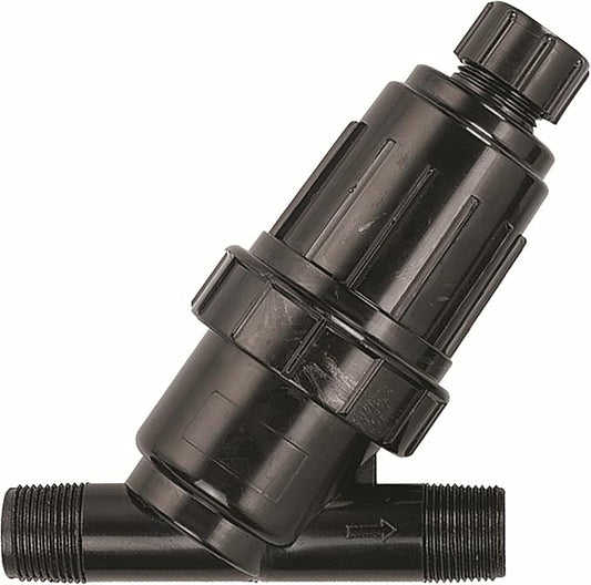 Orbit 67736 3/4" MPT Drip Irrigation Drip Y-Filter, Black
