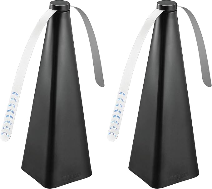Treva Bug Fan Fly Deterrent with Holographic Blades to Clear Bugs, Mosquitoes, and Flies, Battery Powered Fly Fan 2 Pack | Yes