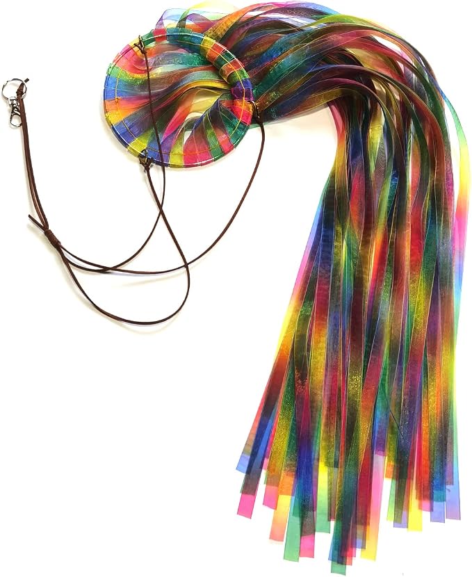 Ribbon Windsock Streamer, Outdoor Decorations for Your Patio, Garden, Yard, Dock and Camper, 49-Inch, WS49-XS